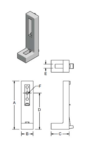21-001 Industrial Profile Systems Feet & Casters 21-001 Leveling Foot